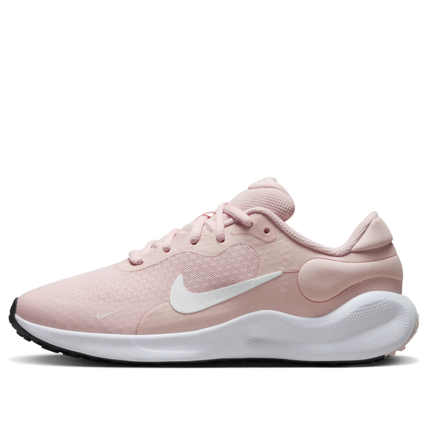 (GS) Nike Revolution 7 'Echo Pink White Black Summit White' FB7689-602