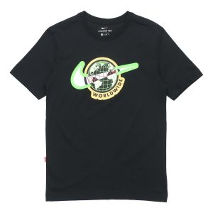 Nike SPORTSWEAR worldwide Sports Printing Short Sleeve Black CW0387-010