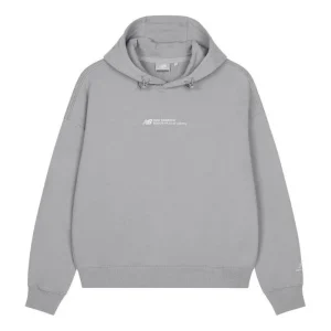 (WMNS) New Balance Lifestyle Casual Hoodie Asia Sizing 'Grey' 5CD37302-GR