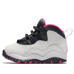 (TD) Air Jordan 10 Retro 'White Black Pink' 705416-008
