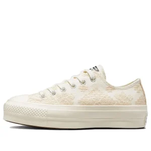 (WMNS) Converse Chuck Taylor All Star Lift Platform Low 'Tonal Embroidery' A02225C