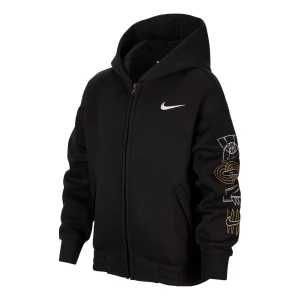 (GS) Nike Hooded Jacket 'Black' FV8447-010