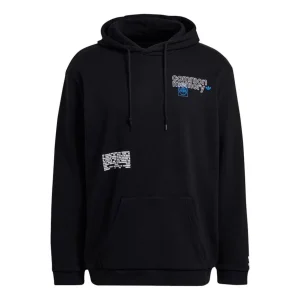 Men's adidas originals Sports Pullover Hooded Casual Knit Black H13507