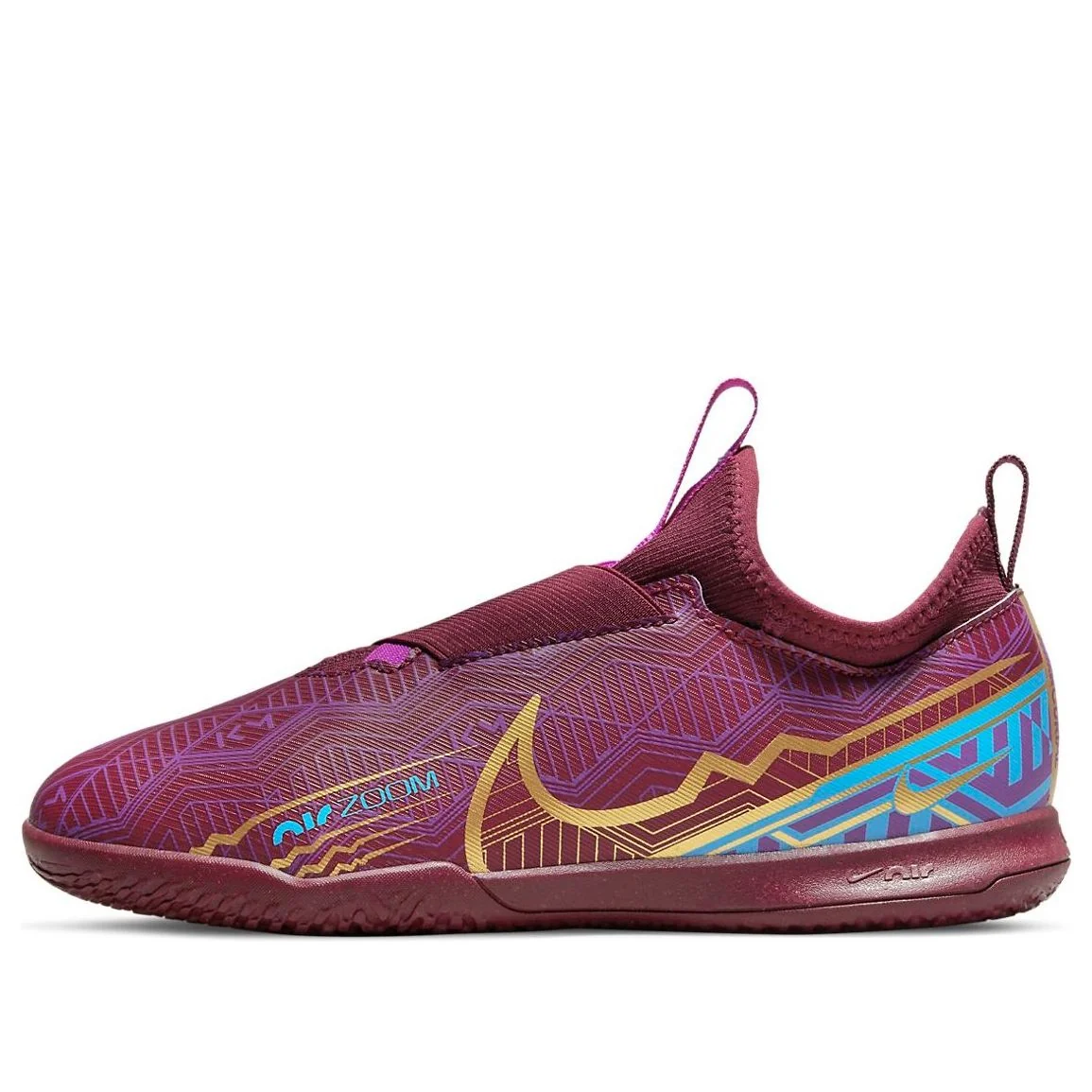 (GS) Nike Kylian Mbapp x Zoom Mercurial Vapor 15 Club IC 'Dark Beetroot' DV0738-694