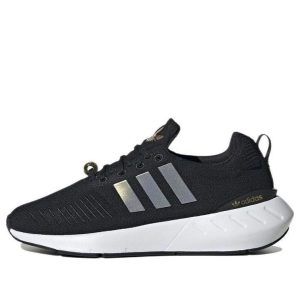 (WMNS) adidas Swift Run 22 'Black Gold White' GY9575