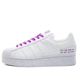 (WMNS) adidas Superstar Bold 'Clean Classics Collection - White Shock Purple' FY0129
