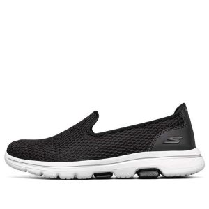 (WMNS) Skechers Go Walk 5 Lazy Shoes Black 896021-BKW