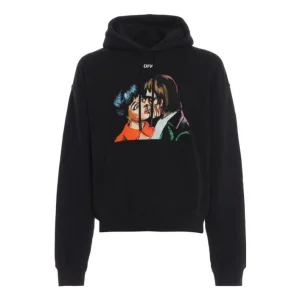 Off-White Kiss Printing Black OMBB037R19B970031088