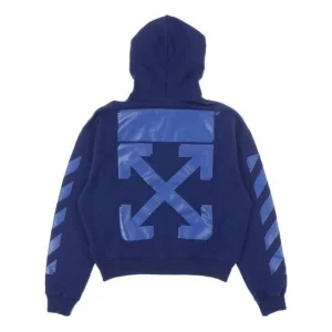 Off-White Arrow Pattern Logo Stripe Version Blue OMBB037F21FLE0074545