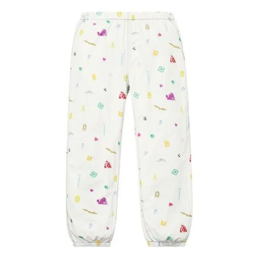 Supreme SS19 Deep Space Skate Pant Casual Pants Unisex White SUP-SS19-10293