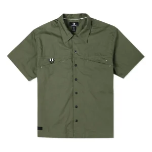 Converse Layering Shirt Asia Sizing 'Olive Green' 10024356-A01
