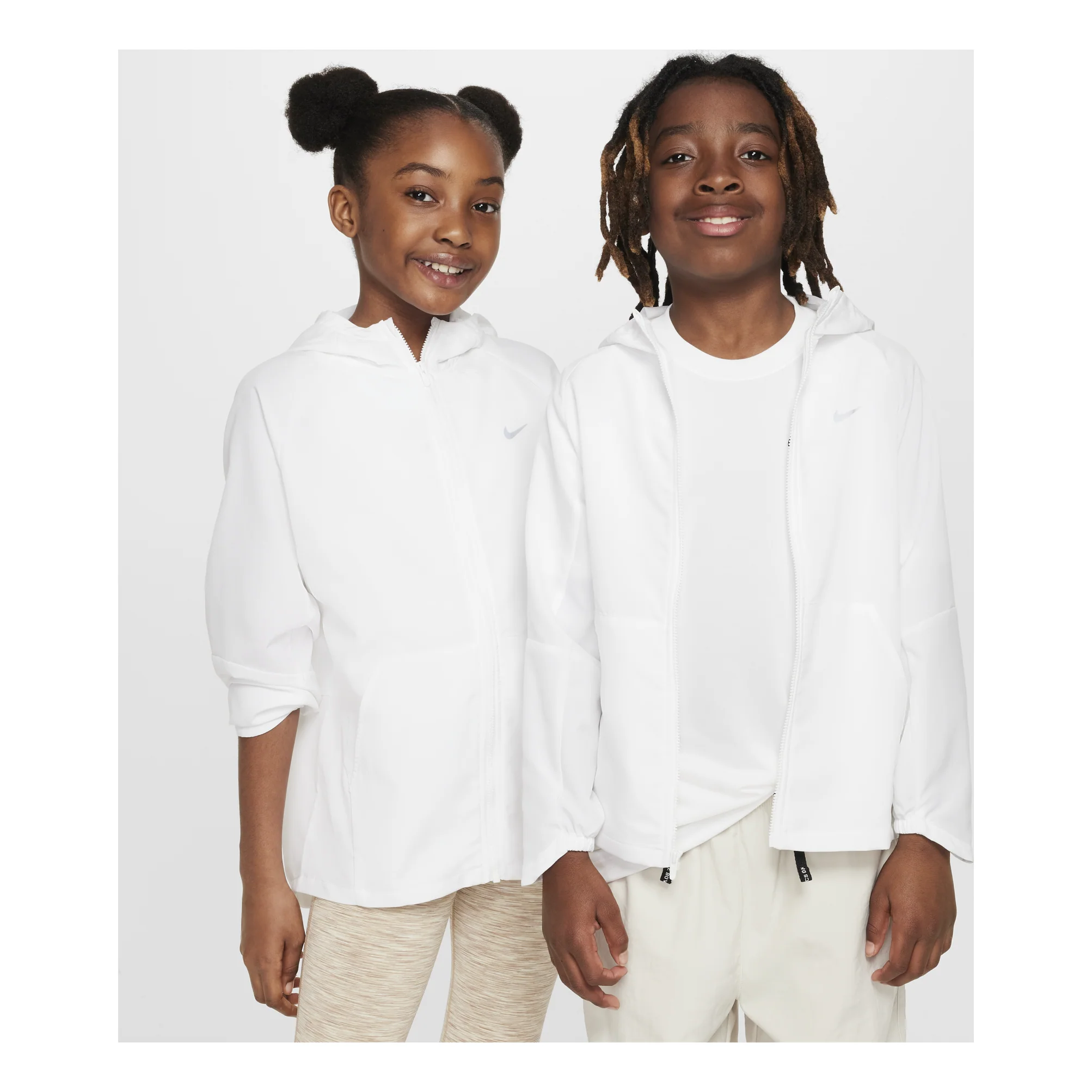 (GS) Nike Dri-FIT UV Training Jacket 'White' FZ5213-100