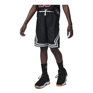 (GS) Air Jordan Dri-FIT Diamond Shorts 'Black White' FV2857-010