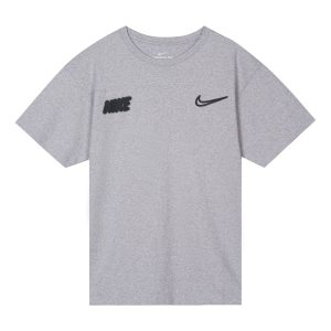 Nike Alphabet Logo Graffiti Round Neck Short Sleeve Gray CW5583-902