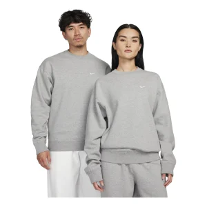 Nike Lab Swoosh Fleece Crewneck 'Grey' DX1362-063
