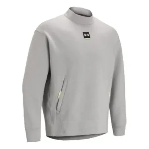Under Armour Summit Knit Mock Fleece Top 'Grey' 1373799-592
