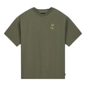 Converse x Patta Four-Leaf Clover Short Sleeve T-Shirt Asia Sizing 'Olive Green' 10024663-A02