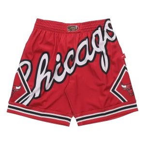 Mitchell & Ness x NBA Big Face 2.0 Shorts 'Chicago Bulls' SHORBW19147-CBURED1
