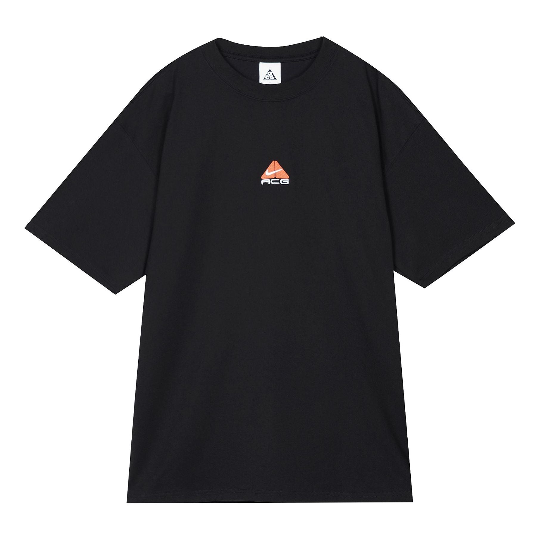 Nike x ACG Logo Embroidered Pattern Loose Round Neck Short Sleeve Black DQ1815-010