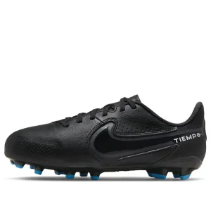 (GS) Nike Tiempo Legend 9 Academy MG 'Black Dark Smoke Grey' DA1333-001