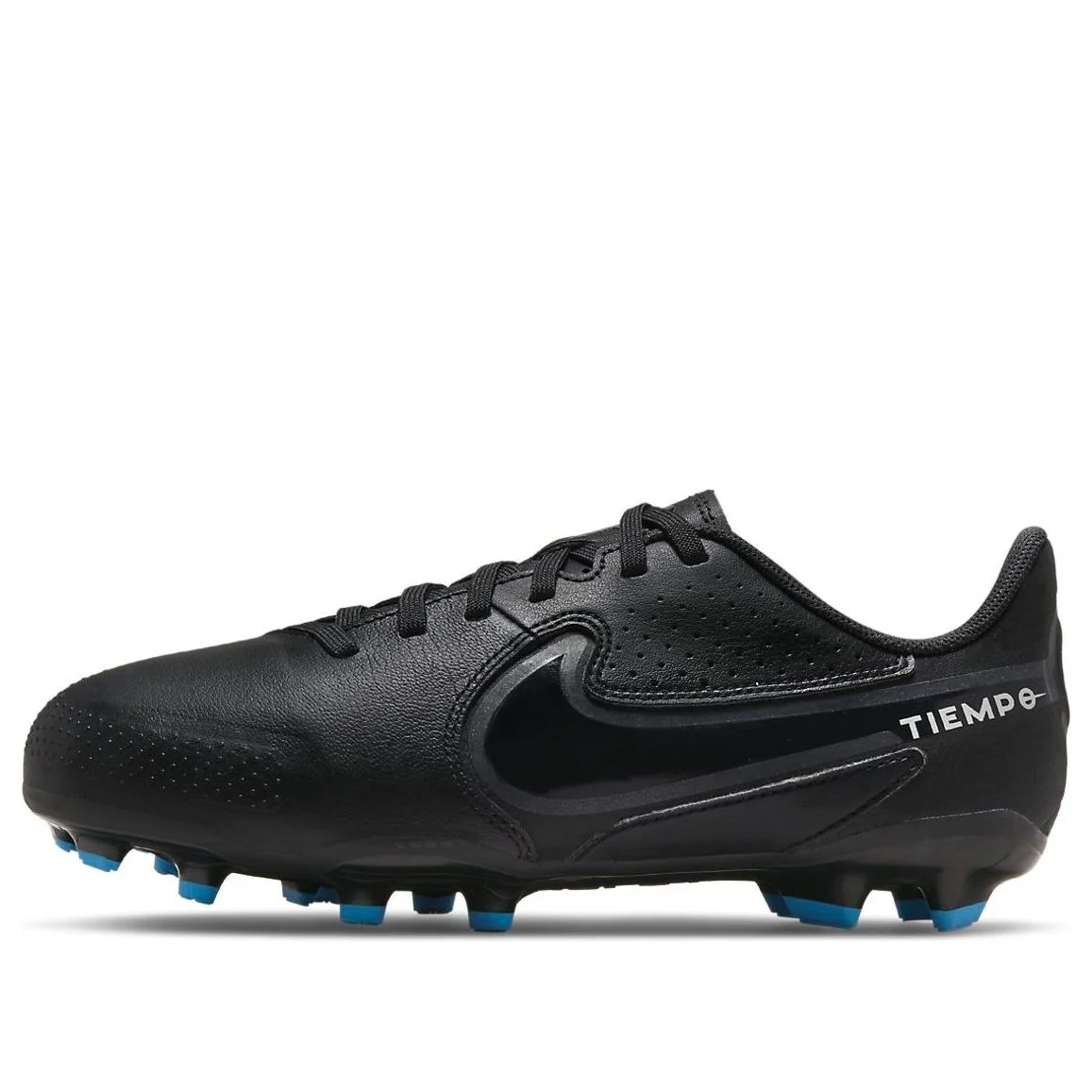 (GS) Nike Tiempo Legend 9 Academy MG 'Black Dark Smoke Grey' DA1333-001
