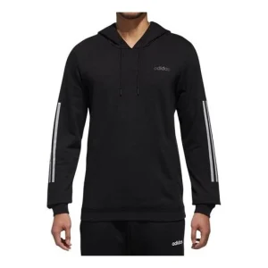 adidas neo Ce 3s Hdy Sports Casual Hooded Sweater Men's Black DM4256