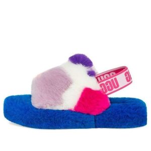 (PS) UGG Fluff Yeah Party Spots 'White' 1124924K-WHT