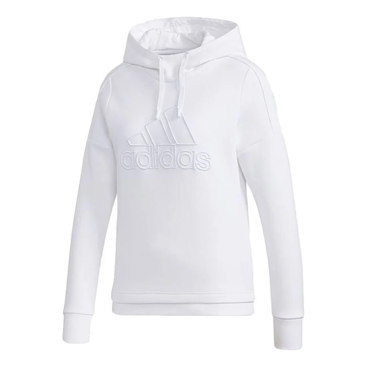 (WMNS) adidas MUST HAVE Hooded Sweatshirt 'White' GM1413