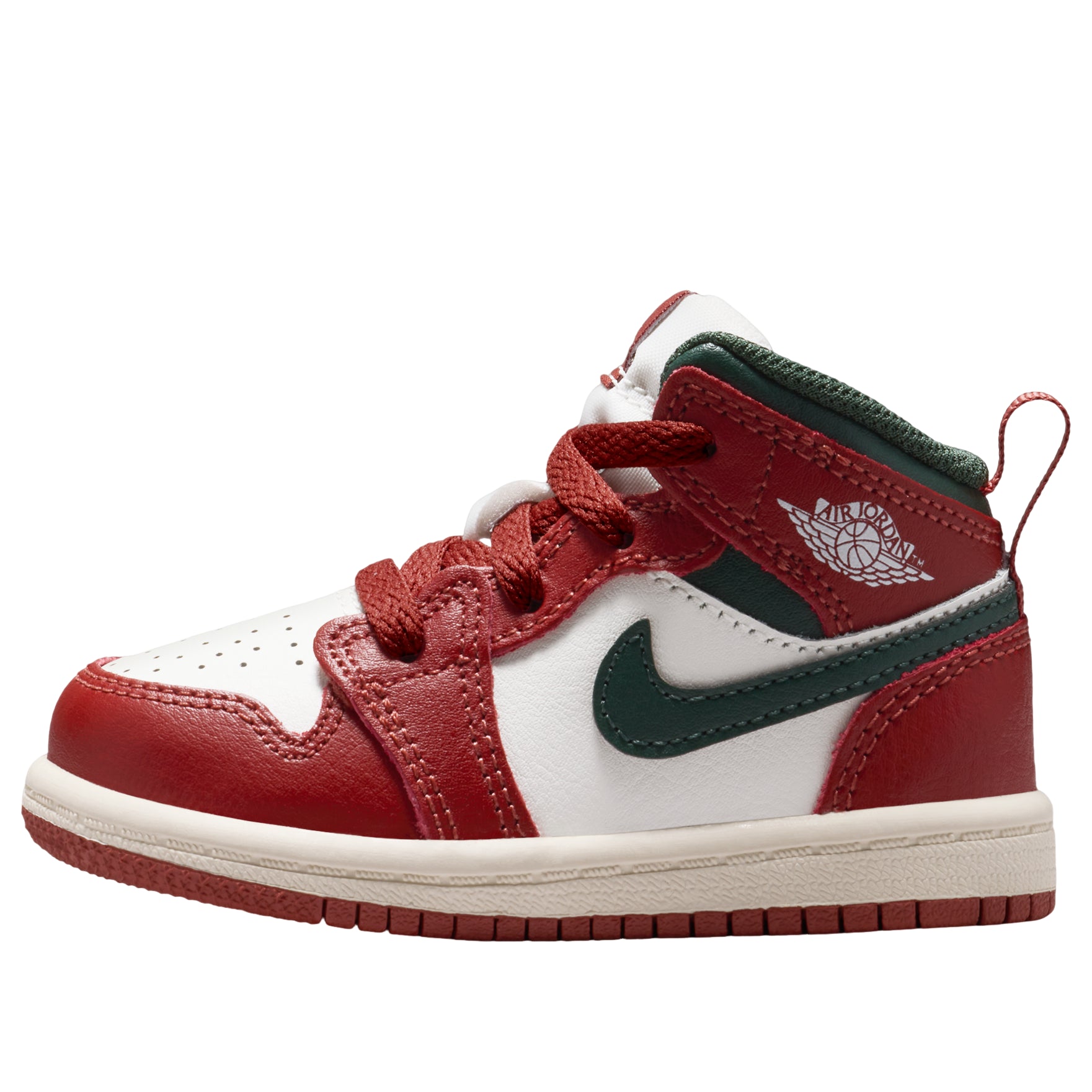 (TD) Air Jordan 1 Mid 'Sail Pure Platinum Redstone' DQ8425-105