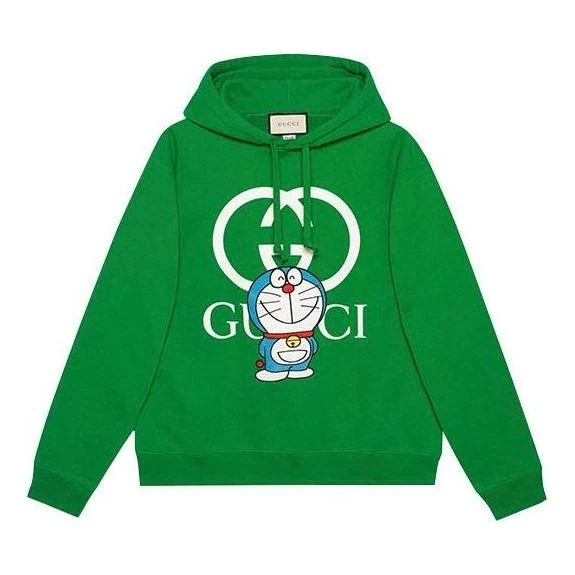 Gucci x Doraemon Cotton Hoodie 'Green' 646953-XJDE1-3229