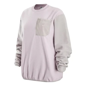 Nike Utility Pack Colourblock Polar Fleece Sweat 'Light Pink Purple' FD2376-576