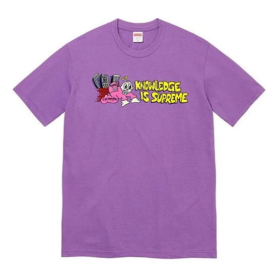 Supreme SS22 Week 1 Knowledge Tee T SUP-SS22-002-PUR