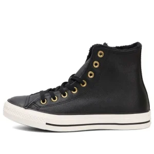 Converse Chuck Taylor All Star 'Black Leather Gold' 160094C