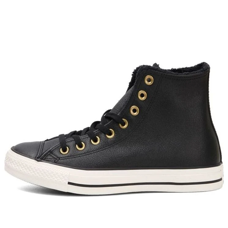 Converse Chuck Taylor All Star 'Black Leather Gold' 160094C