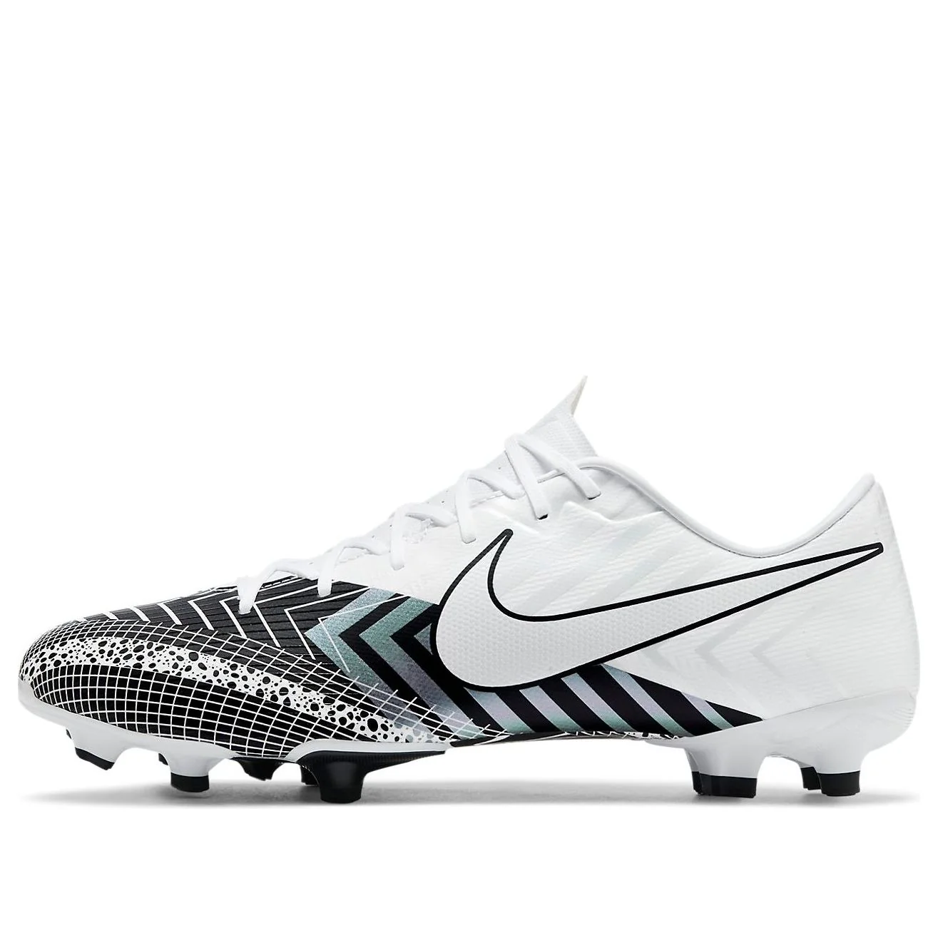 Nike VAPOR 13 ACADEMY MDS FG Firm Ground 'White Black' CJ1292-110