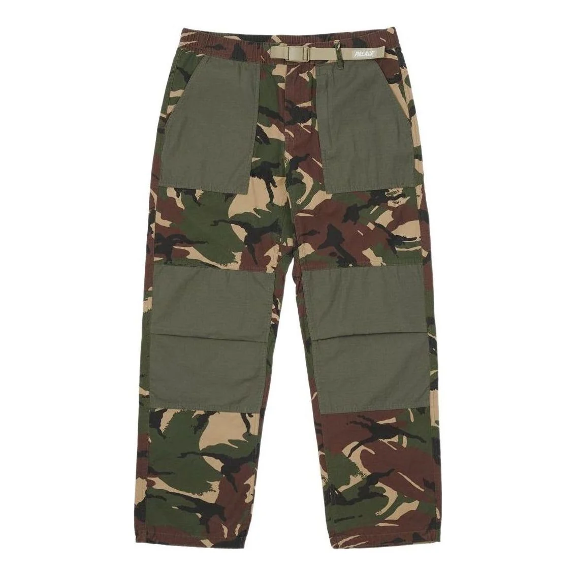 Palace Ripstop Cotton Belter Trousers 'Camo' P22T040