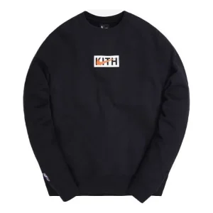 KITH x Nike New York Knicks Fleece Crewneck 'Black' CZ1791-010