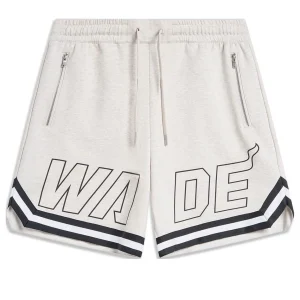 Li-Ning Way Of Wade Graphic Shorts 'Light Grey' AKSU341-5