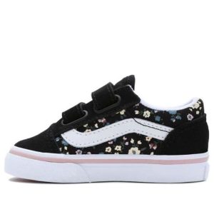 (TD) Vans Old Skool Floral Shoes 'Black White' VN0A38JNBOQ