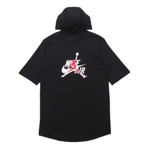 Air Jordan Sports hooded Short Sleeve Black CJ6603-010