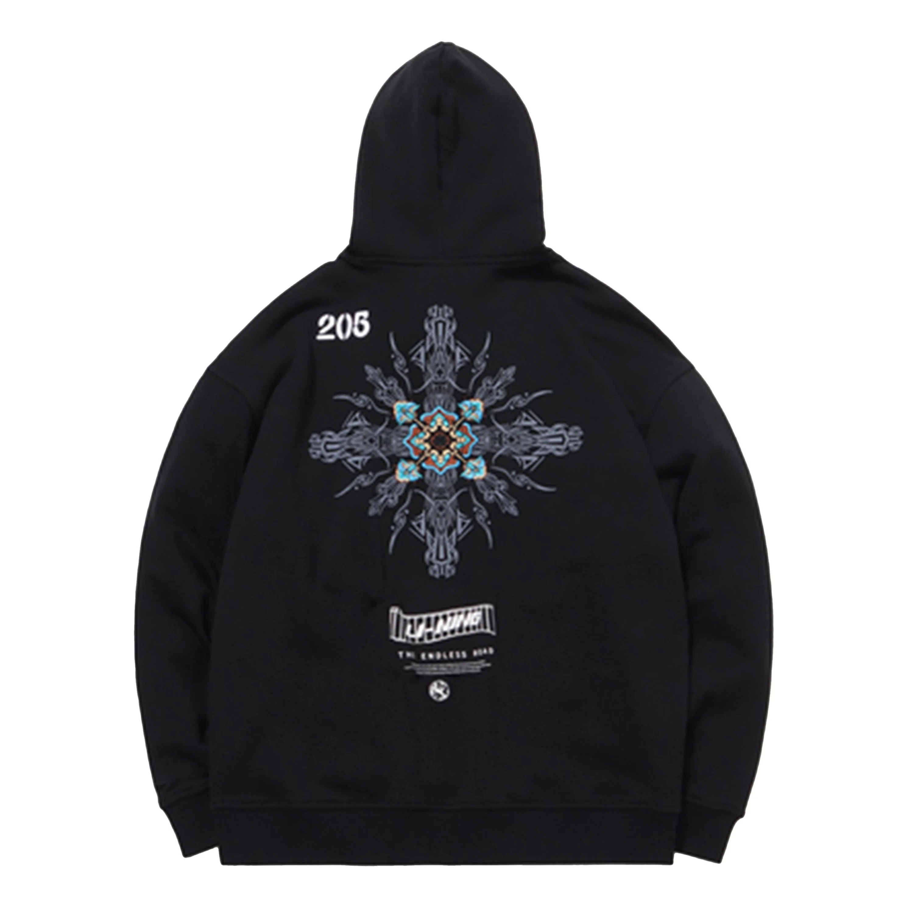 Li-Ning Cheng Feng Series x Dunhuang Museum Crossover Sports Pullover 'Black' AWDQC51-3