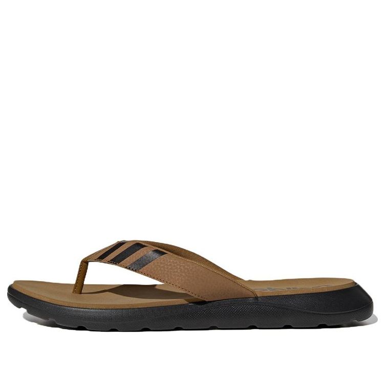 adidas Comfort Flip-Flops 'Brown Black' HP9423