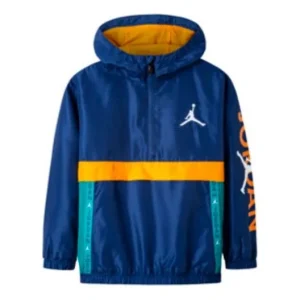 (PS) Air Jordan Wings Anorak Jacket 'Blue' JD2232132GS-001