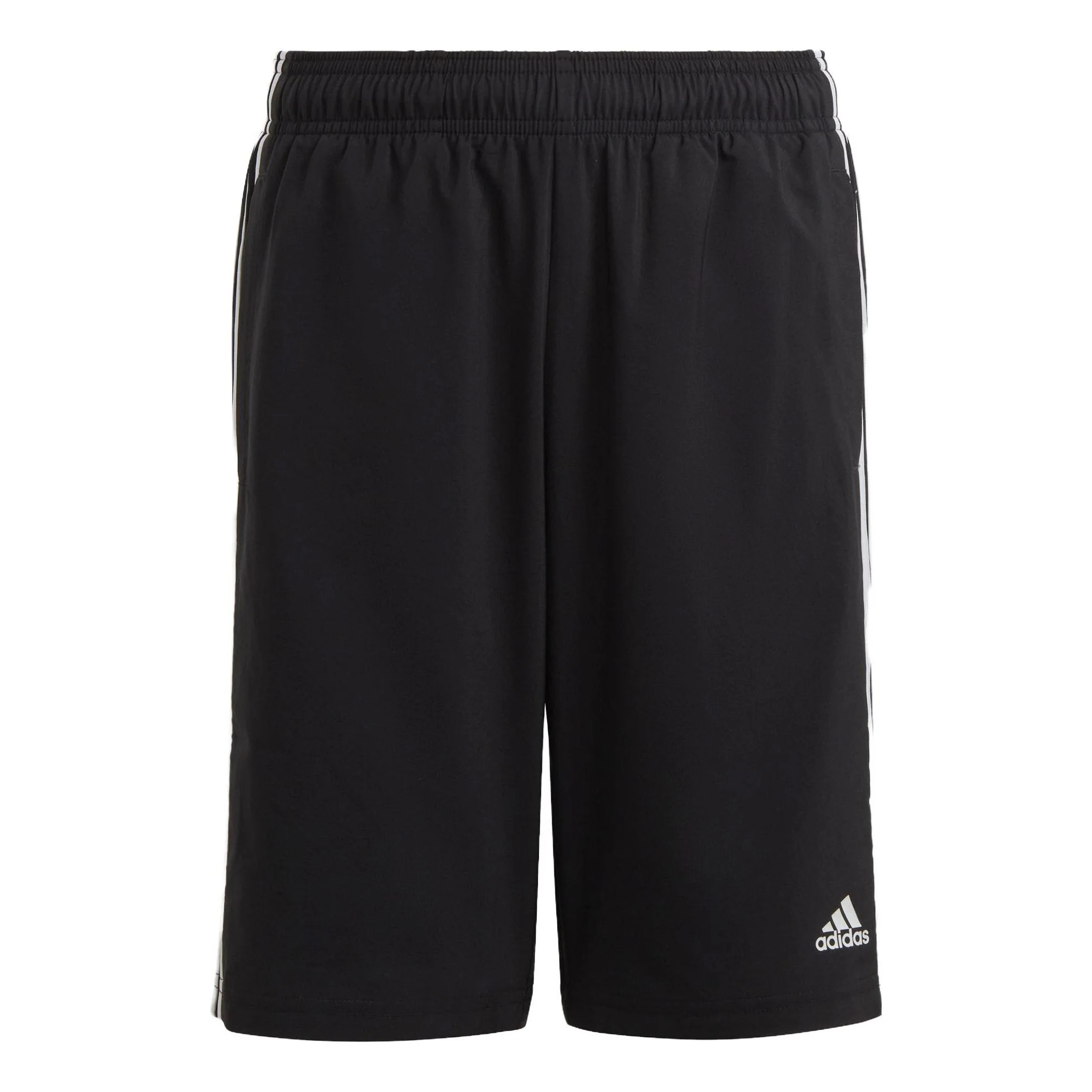 (GS) adidas Black Essentials 3-Stripes Woven Shorts 'Black' HR6332