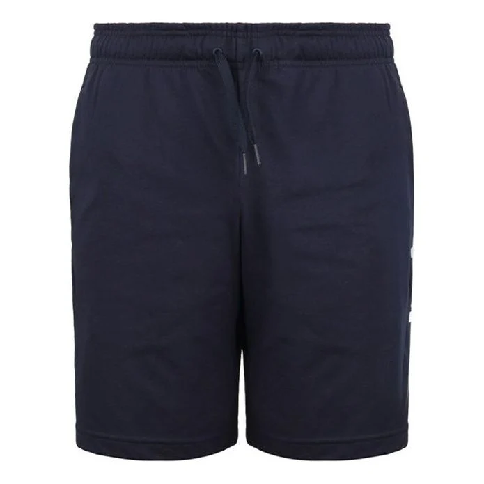 adidas E Lin Shrt Ft Logo Training Sports Shorts Blue DU0417