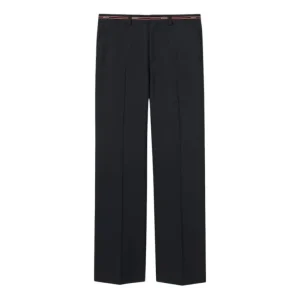 Gucci Wool Pants with Selvedge Detail 'Black' 832544-Z7AQV-4668