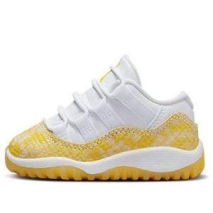 (TD) Air Jordan 11 Retro Low 'Yellow Snakeskin' 645107-107