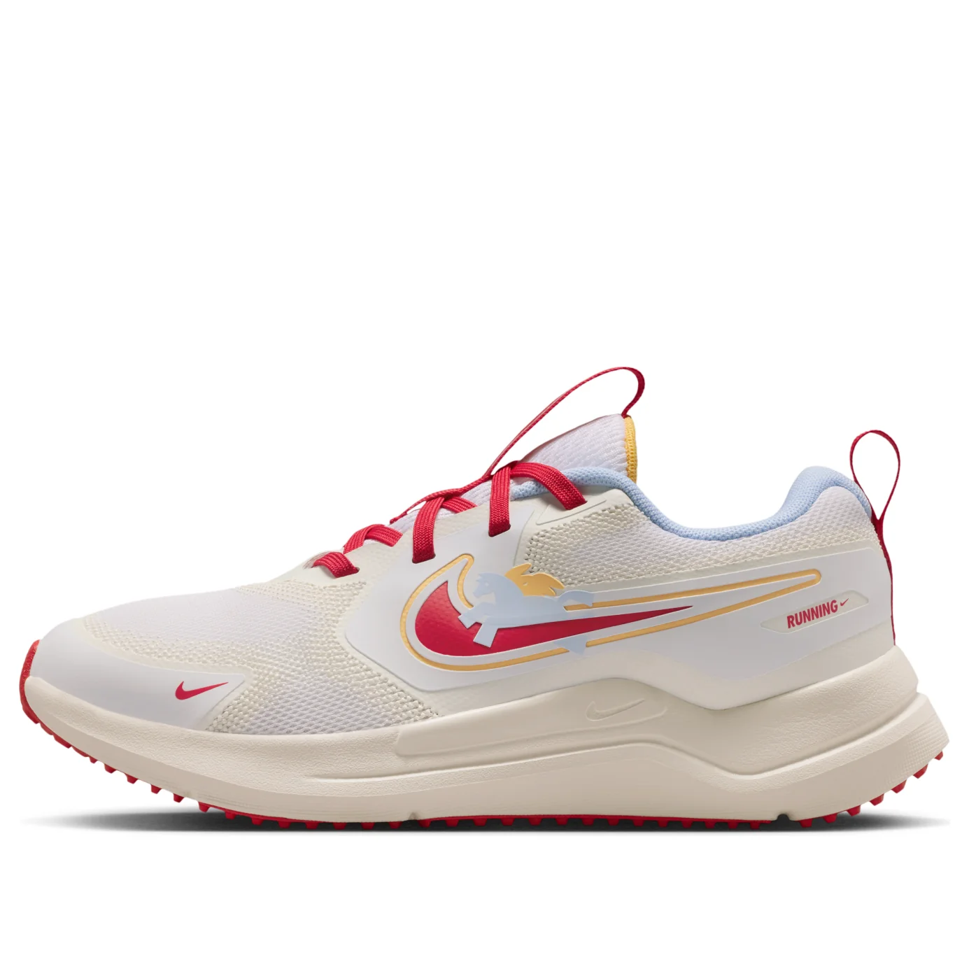 (GS) Nike Cosmic Runner 'White University Red Sail Topaz Gold Hydrogen Blue' IQ1140-161