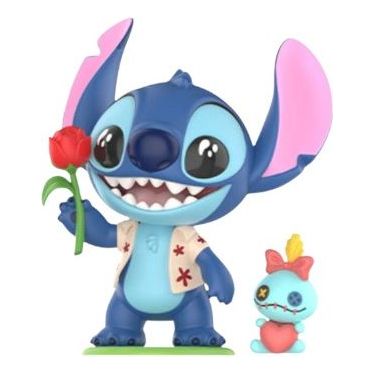 Pop Mart Disney Stitch On a Date Figuress 'Offering Flowers' PPMT-2402-0002-OF
