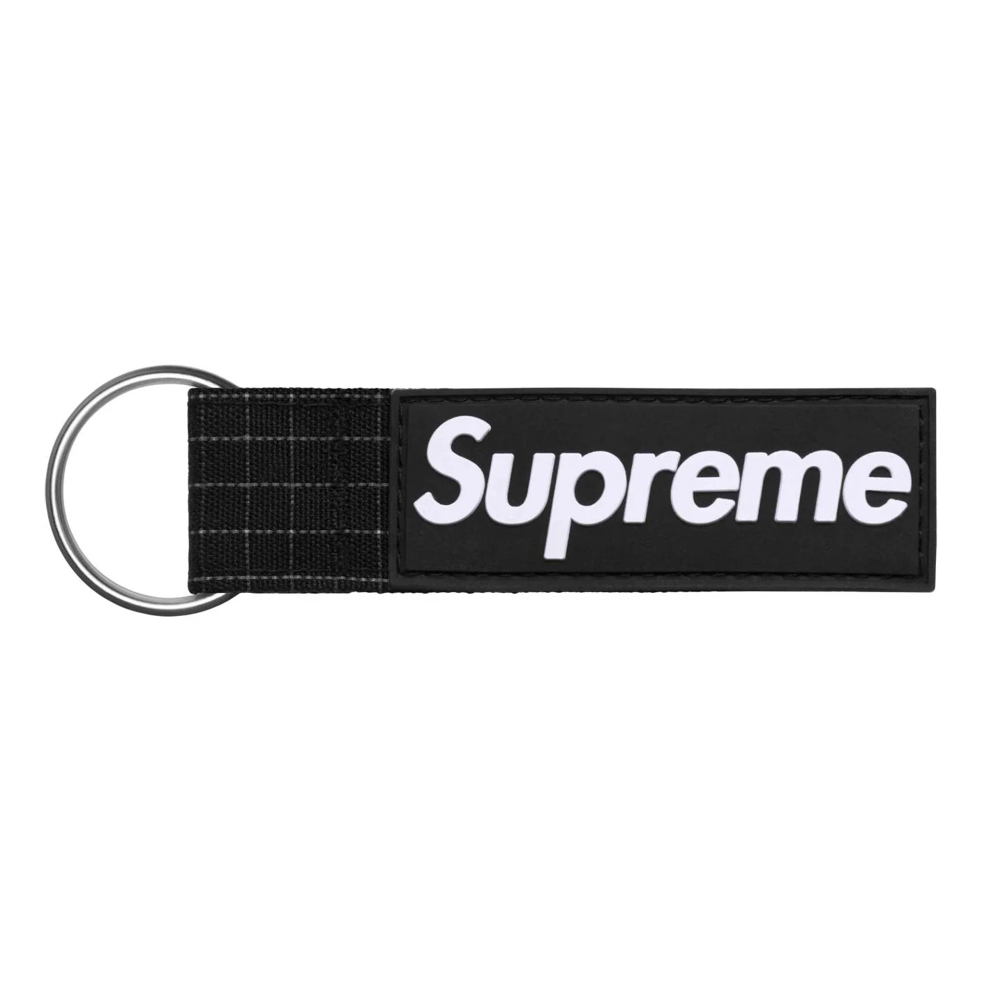 Supreme Ripstop Keychain SS24 'Black' SUP-SS24-2664